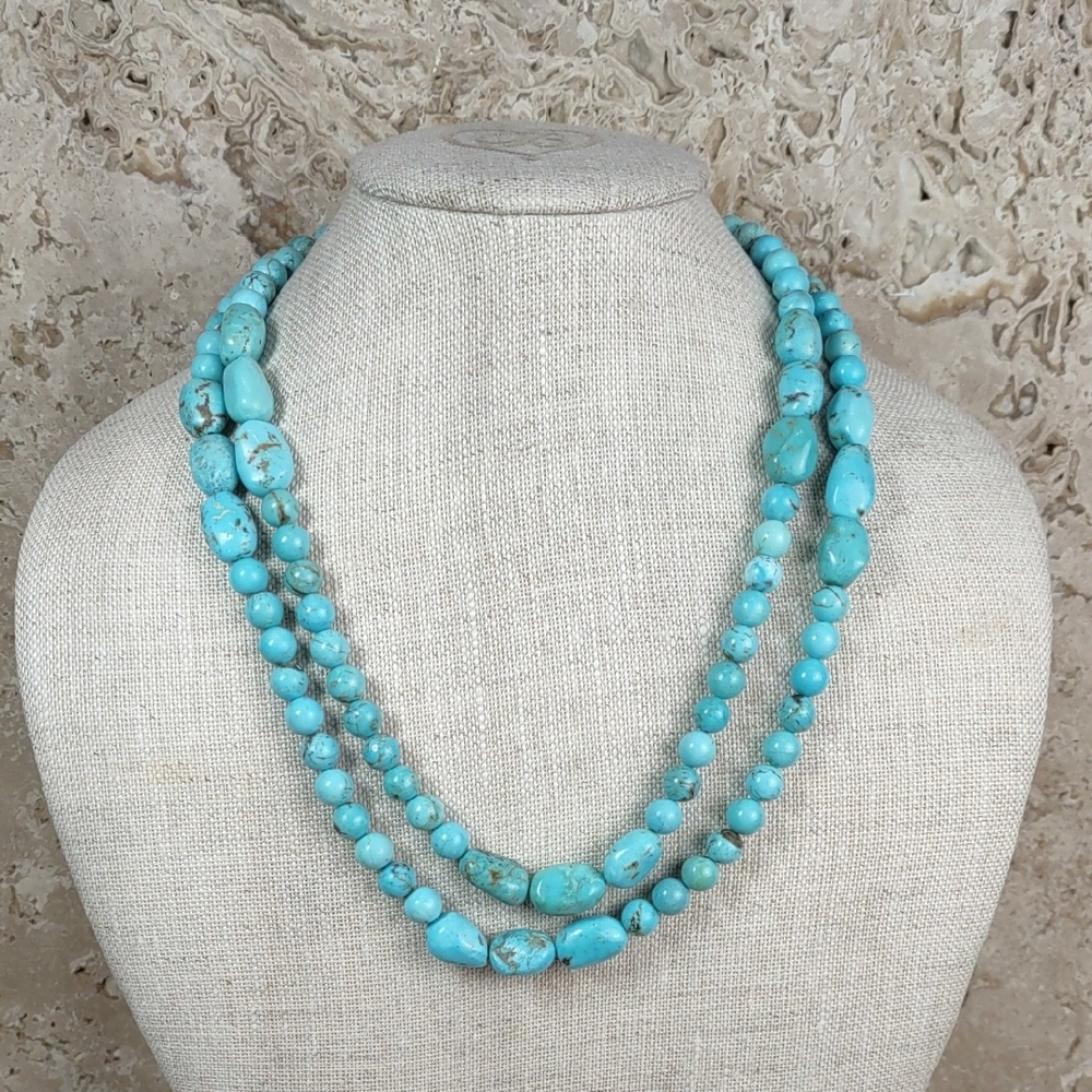 Jay King Turquoise Infinity Necklace